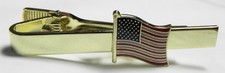 USA America Flag Tie Bar Fix Clip American Stars and Stripes Clasp