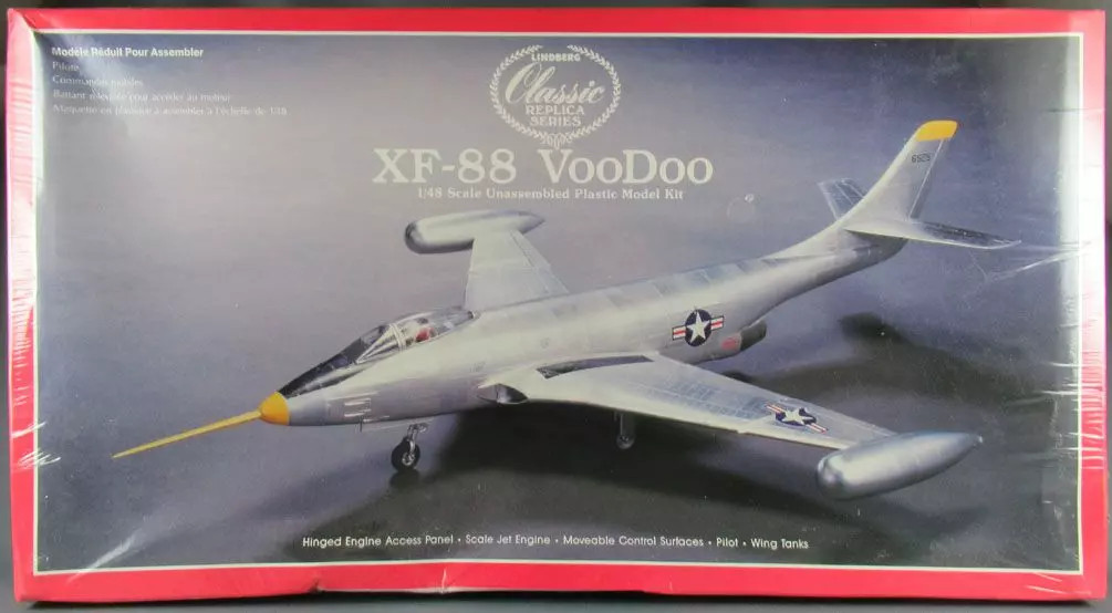 Maquette Avion Chasse US XF-88 VooDoo 1/48 Lindberg 5311 pour collectionneur de raretés