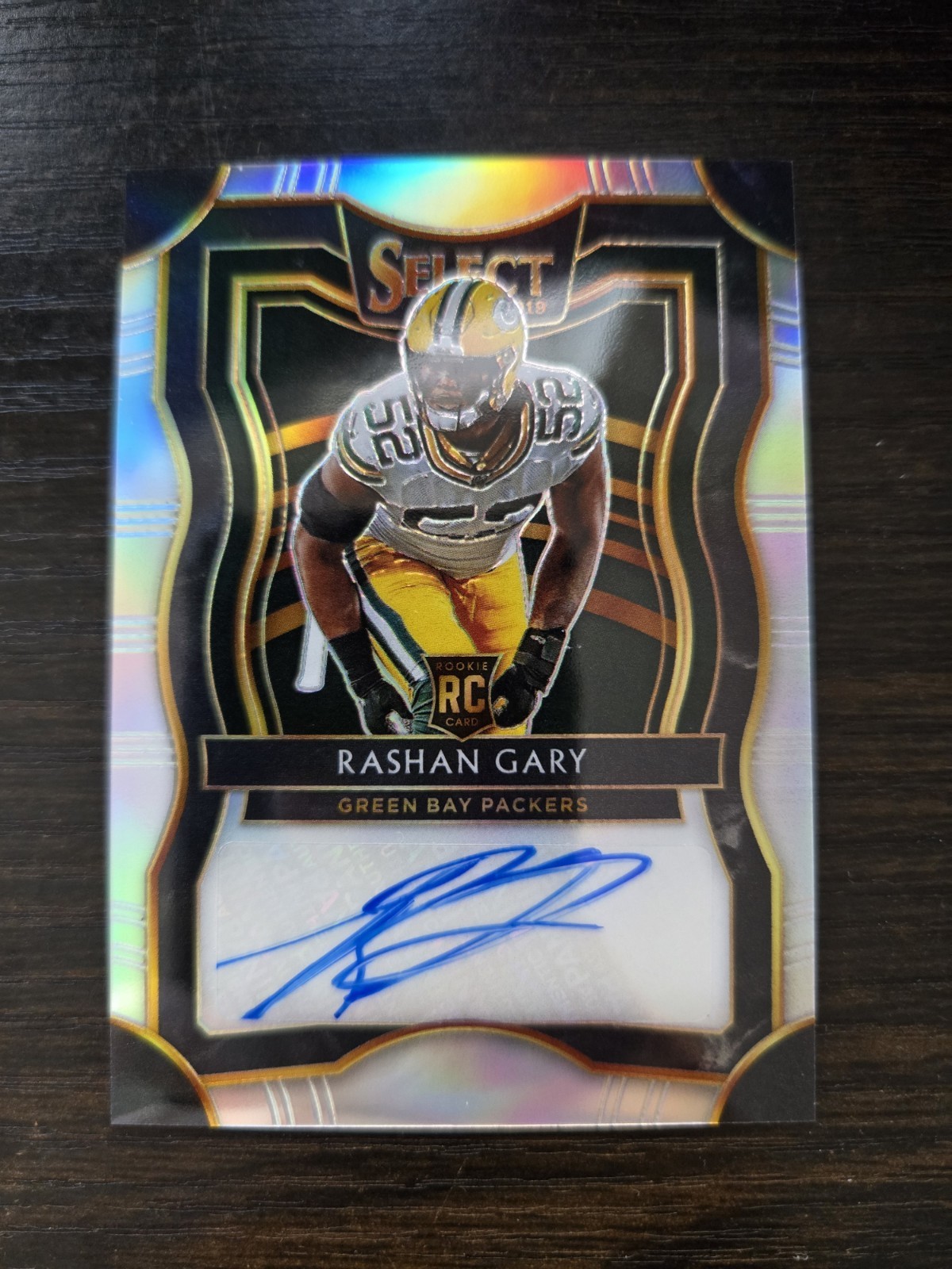 Rashan Gary Panini Select Rookie Signature Prizm #RS21 Base