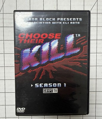 Choose Their Kill Season 1 DVD Crypt TV Horror Block Eli Roth Ships Fast