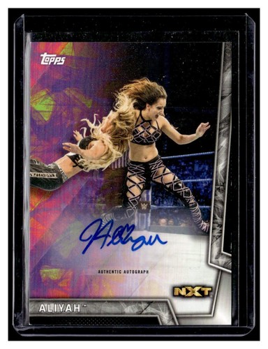 2018 Topps WWE NXT Autograph #AAY Aliyah Auto - Picture 1 of 2