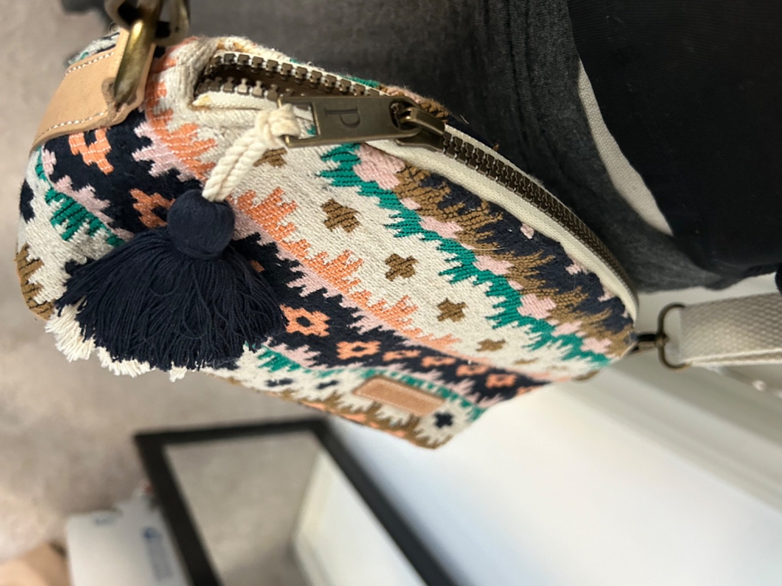 Pendleton Geometric Pattern multi-color Crossbody… - image 8