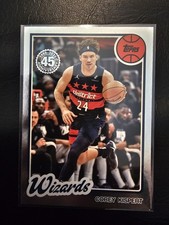 Corey Kispert 2025-26 Topps NBA 45th Anniversary Washington Wizards