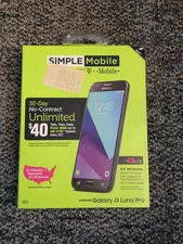 New Sealed Samsung Galaxy J3 Luna Pro Simple Mobile By T-Mobile