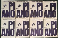 Modern Pianist Book - Hal Leonard  Lot of 8  Vols 1-4 PLUS 4 Supplement Books