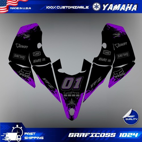 ATV Yamaha YFZ 450R 2014 2023 Kit Grafik Aufkleber Decals 2014 2016 2022-2025 - Bild 3 von 9