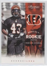 2012 Playoff Prestige Rookie George Iloka #225 0q0m