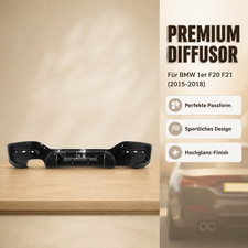 F�r BMW 1er F20 F21 LCI 15-18 Sto�stangenblende Heckdiffusor Competition