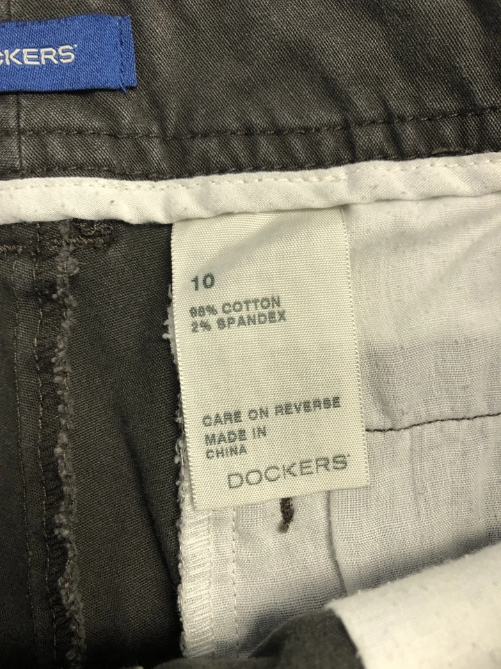 Dockers Shorts Womens 10 Cargo Stretch Casual Utility Pockets Summer Outdoor - Image 4 of 4