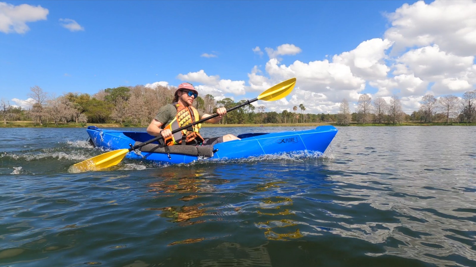Double Ended Kayak Paddle-Detachable,  Aluminum-FREE SHIPPING (Neon Green)