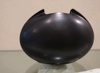 Lino Sabattini for Rosenthal  Black Matte Tasca Vase Modernist