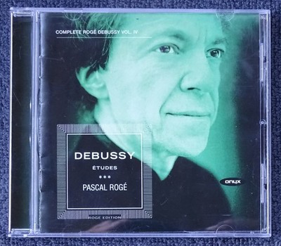 Debussy: Piano Music Vol IV - 12 Études. Pascal Rogé. 1 CD 2010, Onyx Classics.