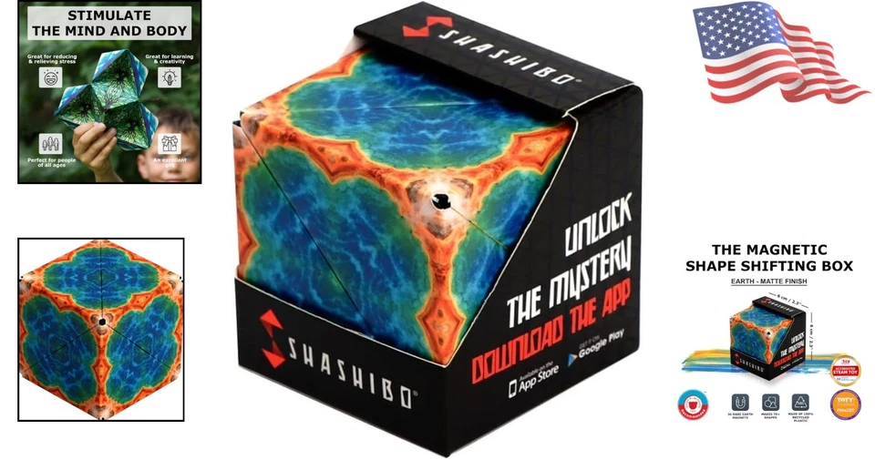 Caja Cambiadora Creativa Forma STEM - Cubo Transformador para Niños y Educadores Foto 2 de 4