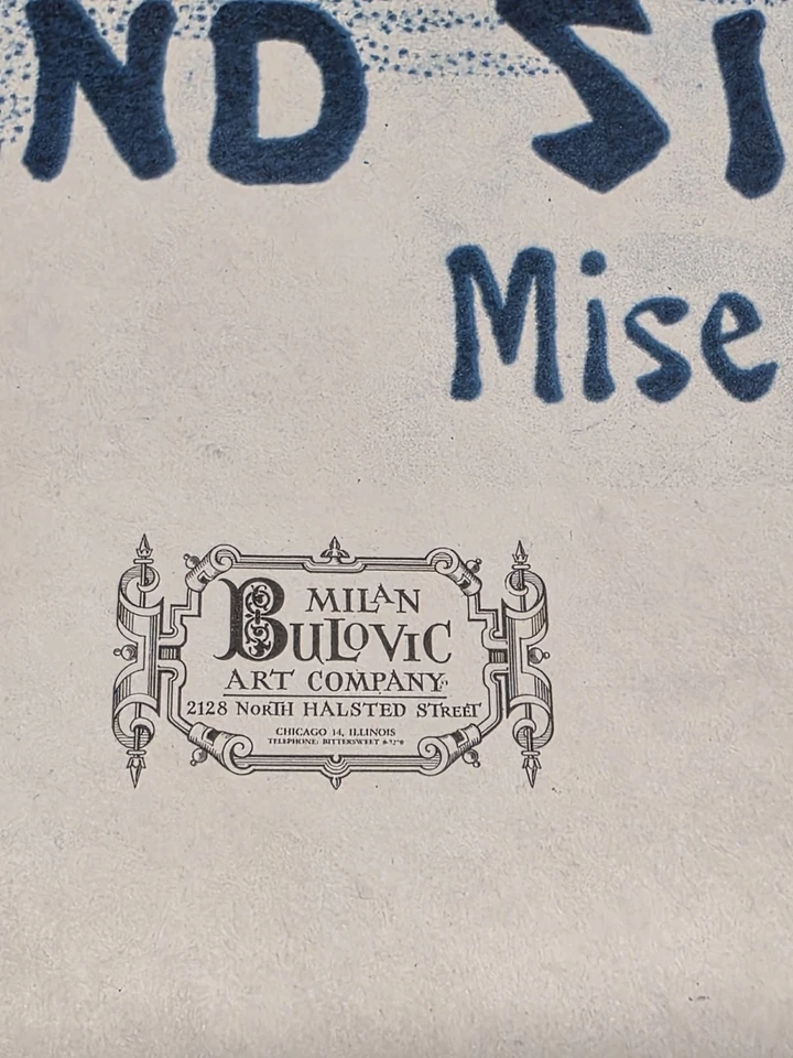 Póster litográfico vintage Folies Bergere Fleur De Lotus mujer bailarina años 40 impresión artística Foto 4 de 4