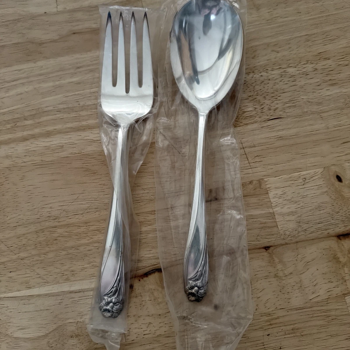 1847 Rogers Bros Salad Server Antique US Silver-Plated Flatware