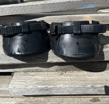 Theo Boot Hufschuhe Gr&ouml;&szlig;e 7 Schwarz &ndash; 2er-Set