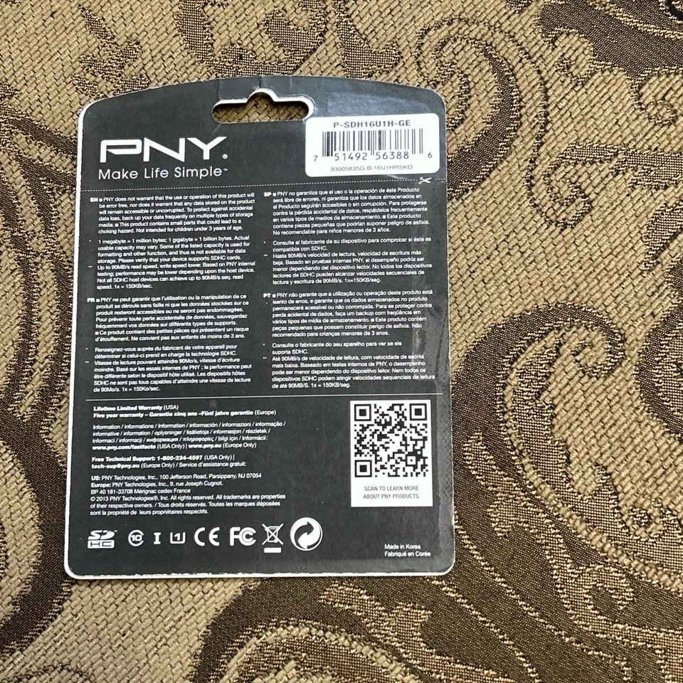 PNY Elite Performance 16GB High Speed SDHC Class 10 Flash Card (P-SDH16U1H-GE) - Image 4 of 4