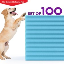 100 Count Dog Pee Pads 22"x22", Disposable Training Puppy Pet Piddle Absorbent