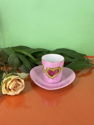 LIMOGES VINTAGE PORZELLAN SIGNIERT VON SOIZICK DE LA BRUGUIERE , HANDBEMALT !!!