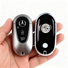 AMG Emblem Logo Schlüssel-Abdeckung GlanzSchwarz Für Mercedes-Benz Autoschlüssel AMG Emblem Logo Schlüssel-Abdeckung GlanzSchwarz Für Mercedes-Benz Autoschlüssel