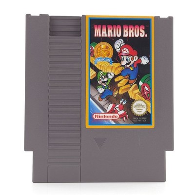Nintendo NES Spiel: Mario Bros. - Modul und Schutzhülle (PAL-B NOE)