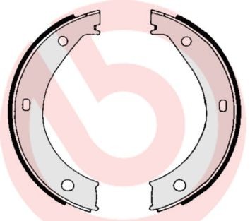 Brembo S 06 503 Bremsbackensatz, Feststellbremse FüR Alpina BMW Wiesmann-image