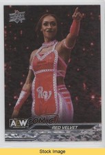 2024 AEW All Elite Wrestling Speckled Rainbow Foil Red Velvet #42 READ 1i7h