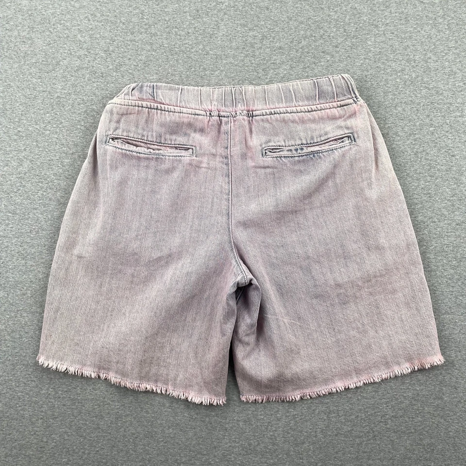Pantalones Cortos de Denim BP Nordstrom Para Mujer M Rosa Overdye Pull On Slouchy Sueltos Cordón Foto 2 de 4