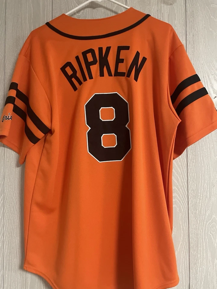 Majestic Cal Ripken Jr #8 Baltimore Orioles Colección Cooperstown Talla M Foto 2 de 4