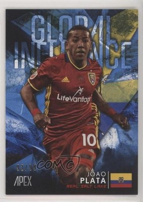 2016 Topps Apex Global Influence Blue 92/99 Joao Plata #GI-JP Rookie RC e1m