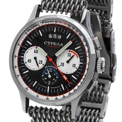 Strela Kosmodrom Cronografo 31681 Poljot Calibro Russo