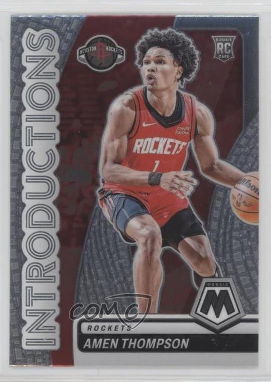 2023-24 Panini Mosaic Introductions Amen Thompson #3 11ds