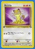 2000 Wizards Pokémon Jungle Edition 1 Meowith 56/64 Non Holo NM