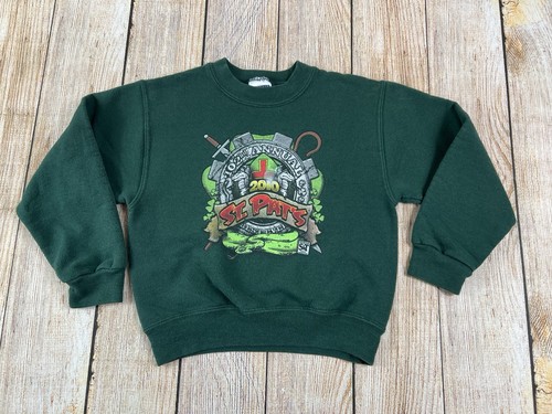 Vintage Jerzees Crewneck Sweatshirt Rolla St Pats Day 2010 Kids Small 6-8 - Picture 1 of 5