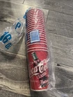 Vintage 16oz Coca-Cola Coke Wax Waxed Cold Drink Vending Cups - 20 {ccc}