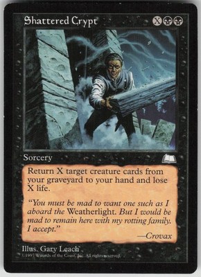 Magic the Gathering TCG Shattered Crypt C Weatherlight