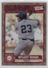 2011 Playoff Contenders Prospect Tickets Crystal Collection Anthony Rendon 0lm