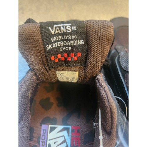 Vans x Justin Henry Wayvee Lace Up Sneaker, Coffee Bean Brown UK 4 - Picture 4 of 8