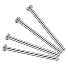 Door Hinge Pin, 4 Pcs 4 Inch Interior Door Hinges Oil Rubbed Bronze Pins for ...