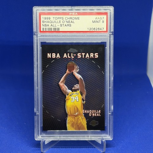 1999-00 Topps Chrome Shaquille O'Neal All-Stars #AS7 Lakers PSA 9 Mint