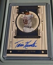 2024 National Treasures Timeless Treasures Torii Hunter autograph auto 17/49 