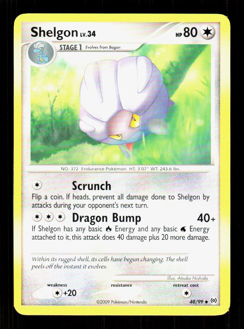Shelgon 48/99 Uncommon Arceus Pokemon NM