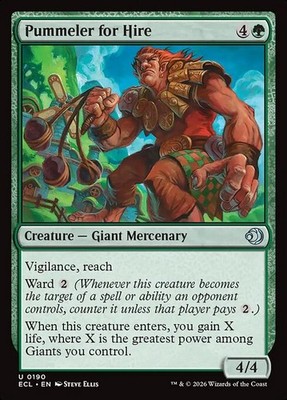 [MTG] Pummeler for Hire (0190) (ECL) NM