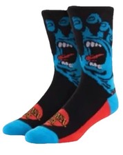 Santa Cruz - Logo - Screaming Hand - Athletic Combed Cotton Socks - Size L, 7-10
