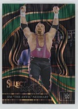 2024 Panini Select WWE Ringside Green Flash Prizm Jim Neidhart The Anvil 13ab