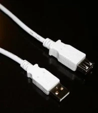 6 ft USB 2.0 AA MF Off White Extension Ext Cable