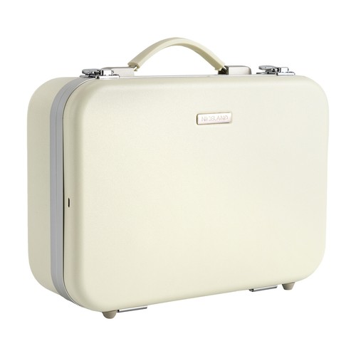 Portable Cosmetic Box Travel Makeup Train Case Makeup Organizer w/ LED Mirror - Picture 3 of 9