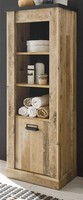 Badschrank Midischrank Badezimmer Regalschrank Used Wood Vintage 51X146 Cm Stove