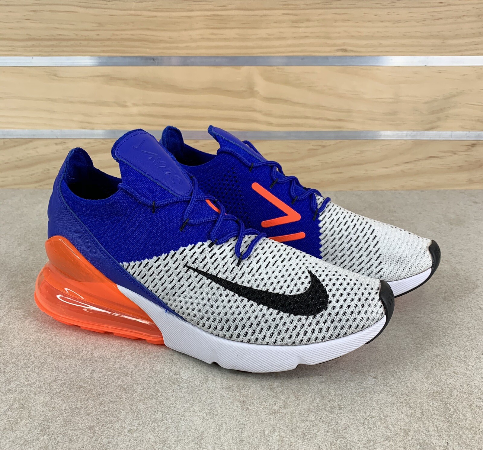 nike air max 270 flyknit racer blue