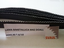 LAMA/SEGA A NASTRO BIMETALLICA PER FERRO M42 ALTEZZA 20 SPESSORE 0.90 DENTE6/10